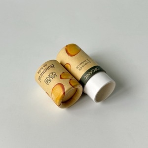 Tube en carton kraft brun écologique à poussoir pour emballage de bâtonnets solides de marques de cosmétiques naturels en croissance (vente en gros) - Product Image 5