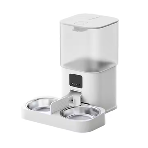 OEM Intelligent 2-in-1 Electric <span class=keywords><strong>Pet</strong></span> Feeder Intelligenter Futter wassersp ender für Hunde Katzen Automatischer Kleintier-Tierfutter automat Kunststoff - Product Image 1