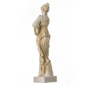 Shunxu รูปปั้นดอกไม้สีทองเทพีแห่งโลกฤดูใบไม้ผลิที่กำหนดเอง9.8" - Product Image 2