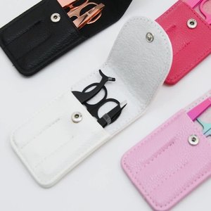 Bán Buôn Biểu Tượng Tùy Chỉnh Dải Lông Mi Giả Applicator Clip Công Cụ Thiết Lập Thép Không Gỉ Lông Mày Nhíp Lông Mi Kéo Chỉ - Product Image 2