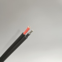 2,5mm 4mm 6mm 10mm Doppelkern Verzinntes Kupfer XLPO-Isoliertes Photovoltaik-Kabel PV1-F für Solarenergiesysteme