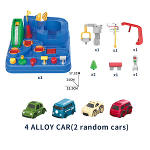 Jeu éducatif pour enfants Piste de stationnement Jeu d'accident de voiture Jouets Aventure de course automobile avec 4 mini voitures - Product Image 5