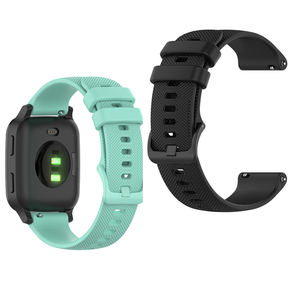 <span class=keywords><strong>Garmin</strong></span> <span class=keywords><strong>Vivomove</strong></span> Smart Watch Band <span class=keywords><strong>Correa</strong></span> 20mm 22mm Reemplazo de goma suave Pulsera de silicona - Product Image 1