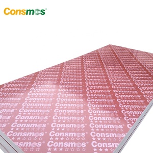 Encofrado de madera contrachapada con revestimiento de película marrón para construcción con núcleo de álamo WBP impermeable de 18mm - Product Image 4