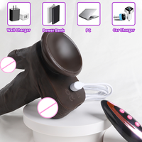Sexmaschine mit Stoßfunktion Realistischer Silikon-Dildo für Frauen 10 Vibrationsmodi Fernbedienung Wasserdichtes Spielzeug G-Punkt Anal Ultimativ