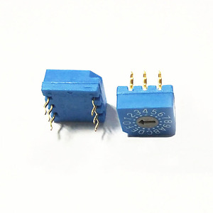 NKK Bremas Thru Hole 3 + 3 = 6 Pins 8 Vị Trí Cam Rotary Dip Switch - Product Image 5