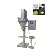 Machine de remplissage semi-automatique à vis sans fin en acier inoxydable, haute précision, pour poudres alimentaires, textiles et assaisonnements, avec pesage volumétrique servo