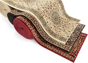 سجاد بأشكال تقليدية, سجاد بصور مطبوعة بزهور فرنسية وحمراء وبمقاس مخصص - Product Image 2