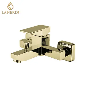 Bathroom Bath Mixer Gold Bath Bathroom Brass Shower Mixer Taps Supplier Griferia De Oro