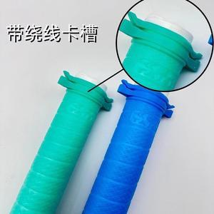 Ts Silicone Fishing Rod Handle Cover Blue Orange Green Pink Black One Piece Packaging Insulated Grip <b>Tape</b> For Fishing Tackle - Product Image 3