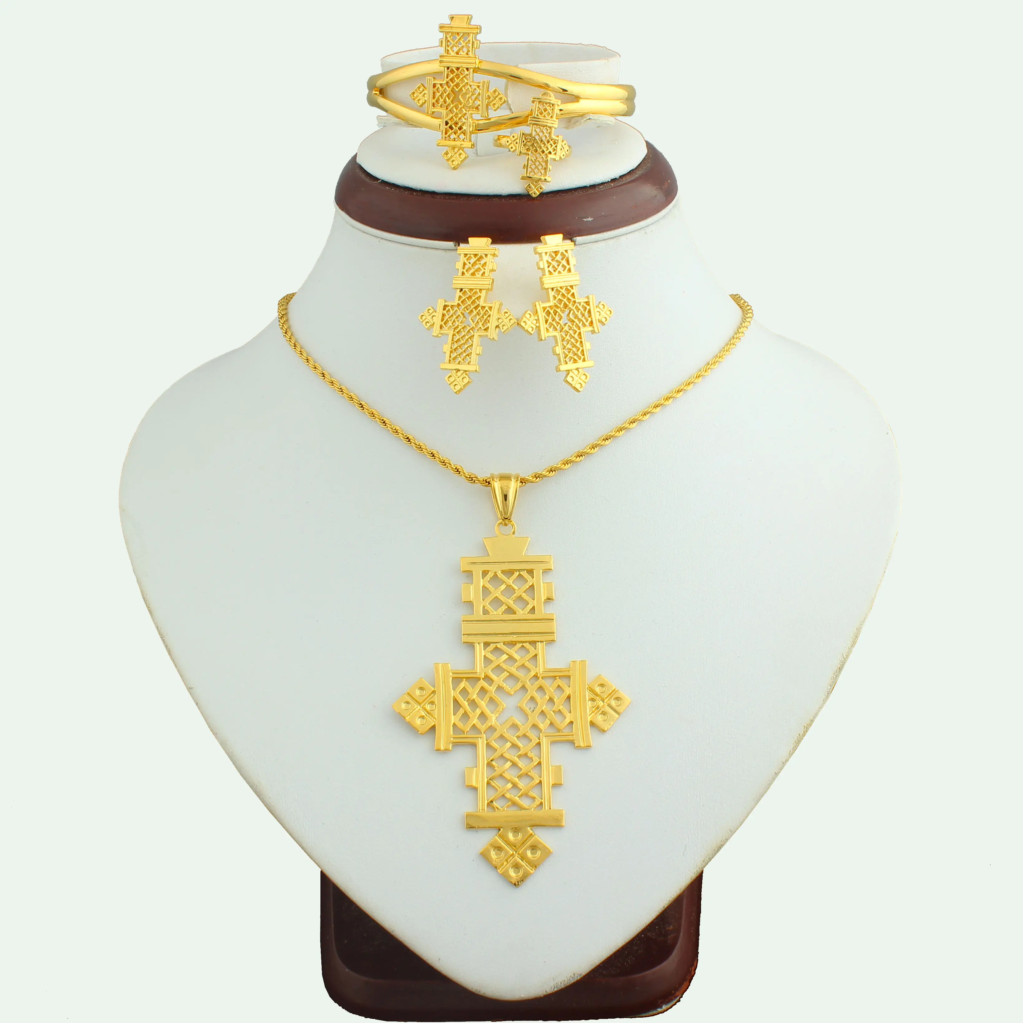 JH модные Дубай Позолоченные ювелирные изделия серьги/кулон/ожерелье/браслет комплект ювелирных изделий
