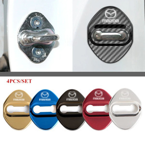 Verrouillage de <span class=keywords><strong>porte</strong></span> de <span class=keywords><strong>voiture</strong></span> en acier inoxydable, protection de gâche, pour Mazda, 2 portes - Product Image 2