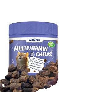 도매 개인 맞춤형 개와 고양이 50 대 1 맛있는 맛 부드러운 씹는 종합 비타민 및 미네랄 애완 동물 보충제 - Product Image 1