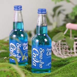 Japonés importado <span class=keywords><strong>Saito</strong></span> Blue Cola baja en grasa Hiroshima Soda afrutado refresco botella de vidrio de gama alta Edición Limitada coleccionable - Product Image 5