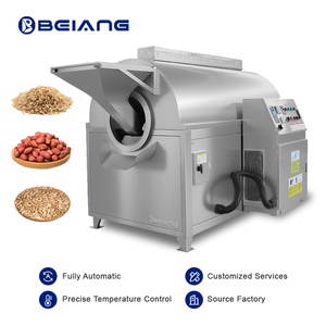 Máquina Tostadora <span class=keywords><strong>de</strong></span> Semillas <span class=keywords><strong>de</strong></span> Calabaza Controlada por PLC, Tostadora Automática <span class=keywords><strong>de</strong></span> Cacahuetes, Máquina Inteligente para Tostar Arroz - Product Image 1