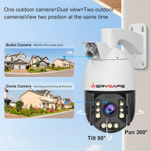 Câmera de Segurança WERYSAFE <span class=keywords><strong>Ptz</strong></span> Dome 12mp com Zoom de 20x, Visão Noturna de 100m, Rastreamento Automático, Câmera de Segurança Externa IP Remota Poe 360 Graus - Product Image 3