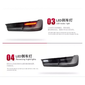 Đèn hậu LED BMW G20 G28 2019-2023, kính trong suốt, 325i 320i, phụ kiện độ xe, đèn chạy ban ngày DRL, đèn sương mù, 12V, tình trạng mới - Product Image 3