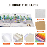 Livre broché personnalisé en couleur avec impression offset, couverture souple, livre éducatif pour enfants, livre d'histoire, livre de bande dessinée, livre d'images, manga pour enfants