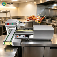 Machine à fabriquer des brochettes électriques, taille réglable, qualité alimentaire, pour les commerces de transformation alimentaire