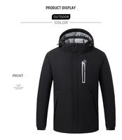 Veste chauffante à 8 zones de chaleur, recharge USB, batterie non incluse, légère, sweat-shirt chauffant pour homme, veste chauffante