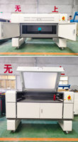 Machine de gravure et de découpe au laser CO2 CCD 9060 à mise au point automatique avec refroidissement par eau haute précision pour le bois, la pierre, le caoutchouc, le papier