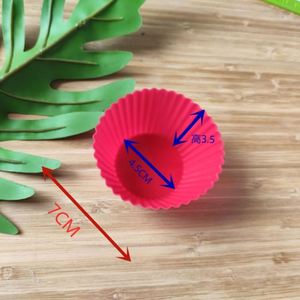 Silicone Cake Mold Round Shaped Muffin Cupcake Baking Molds <b>Kitchen</b> Cooking Bakeware Maker DIY Cake Decorating Tools - Product Image 3