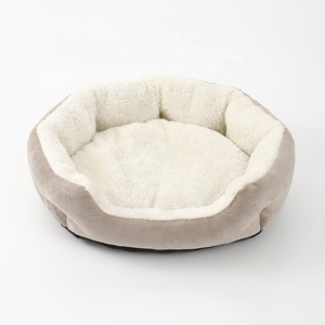 럭셔리 새로운 정형 외과 부드러운 보풀 플러시 메모리 폼 애완 동물 침대 빨 개 침대 미끄럼 방지 애완 동물 소파 - Product Image 5