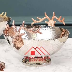 Bouteille de vin refroidisseur bol à vendre meilleur vendeur coulé boisson bol à glace pour Barware discothèque fête décor 2025 piédestal rond - Product Image 1