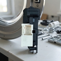 Interrupteur de verrouillage de porte de machine à laver 17438100004786, pièce de rechange électronique pour verrou de tambour d'appareil de lavage