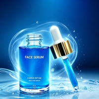 Sérum multi-peptides au cuivre avec acide hyaluronique, hydratant, anti-âge, réparateur de la barrière cutanée, illuminateur et éclatant pour la peau