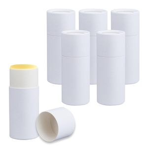 Boîte en tube de papier kraft biodégradable pour l'emballage de cosmétiques, d'aliments et de boissons avec marquage à chaud et taille personnalisée - Product Image 2