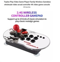 Console de Jeu Portable Rétro Acrylique M9 20400 64 Go Sans Fil Plug-and-Play avec Extension 128 Go, Prend en Charge les Jeux Classiques FC GB GBC
