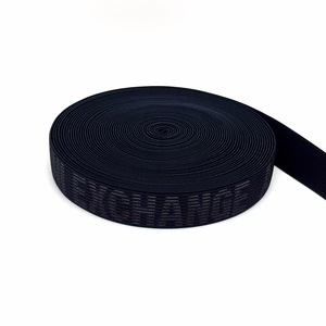 <span class=keywords><strong>Sangle</strong></span> en nylon jacquard double couche de haute qualité, élastique, 25 mm, imprimée, avec logo personnalisé pour sacs, vêtements et accessoires – Livraison gratuite - Product Image 4