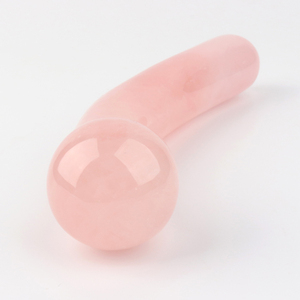 Dildos de Cristal Natural Pulido de Alta Calidad al por Mayor, Varitas de Masaje de Cuarzo Rosa Yoni - Product Image 5