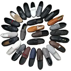 All'ingrosso all'ingrosso misto casual confortevole slip-on business mocassini in pelle scarpe eleganti da uomo