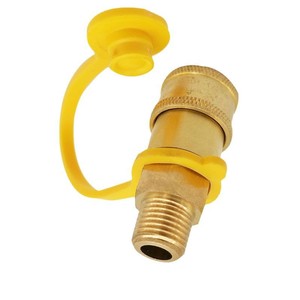 Raccord rapide en laiton 1/4 NPT mâle avec poignée pour machine de nettoyage au gaz - Product Image 3