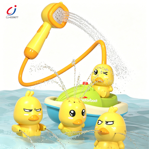 <span class=keywords><strong>Jouet</strong></span> de <span class=keywords><strong>bain</strong></span> en plastique Chengji, pomme de douche à <span class=keywords><strong>jet</strong></span> <span class=keywords><strong>d</strong></span>'<span class=keywords><strong>eau</strong></span>, bateau à moteur, design jaune de dessin animé, jouets de <span class=keywords><strong>bain</strong></span> pour enfants, <span class=keywords><strong>jouet</strong></span> canard - Product Image 1