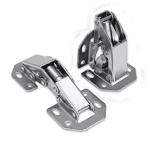 Bisagras de puerta de gabinete sin perforación FGVSLIDE, bisagras de puente de <span class=keywords><strong>90</strong></span>-180 grados para herrajes de armario - Product Image 1