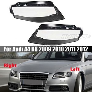 Coque de phare, couvercle de phare, verre de phare, abat-jour transparent pour Audi A4 A4L B8 2009 2010 2011 2012 - Product Image 1