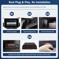 Road Top Airplay Mirror Link AirPlay Navigation Media Video Box Android Auto Carplay décodeur pour Mercedes Benz GLK 2013-2015