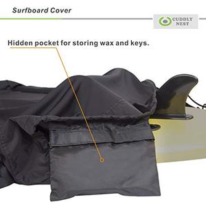 Échantillon gratuit sac de rangement pour planche de surf pour les voyages en plein air, sac de planche de surf 5'0 "-9'10", protection maximale pour votre planche de surf - Product Image 5