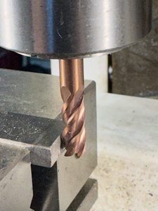 Fraise en bout de carbure de DOHRE <span class=keywords><strong>UEX</strong></span> fraise en bout carrée de 4 cannelures fraise élevée fortement précise de la dureté 60 - Product Image 3