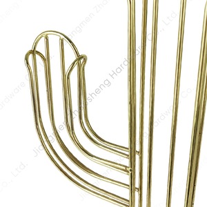 Soporte para cápsulas de café con forma de cactus, estante de almacenamiento de metal y hierro para exhibición y organización de cápsulas, 20,5x9,6x41 cm - Product Image 3