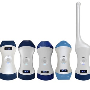 Sonde échographique linéaire sans fil mini CU13-R à double fréquence 10 et 14 MHz, pour ponction avec kit de guidage, Doppler couleur, 128 éléments - Product Image 1