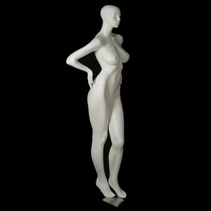 Cuerpo completo de moda al por mayor de fibra de vidrio blanco abstracto maniquí desnudo posando lencería con curvas sexy realista maniquí femenino - Product Image 3