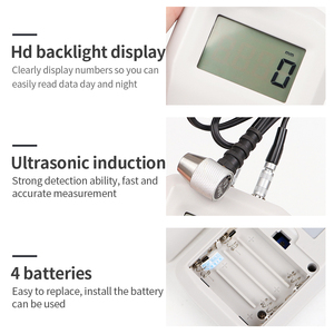 Nuovi arrivi UM6700 spessimetro ad ultrasuoni grande schermo LCD spessimetro con sonda ampiamente utilizzato - Product Image 2