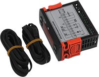 Controlador de Temperatura ETC-974 CA 110V 220V CC 12V 24V, Termostato de Control de Calefacción y Descongelación para Refrigerador con Sensor NTC Dual