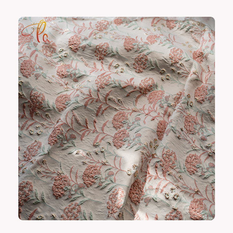 Wholesale Fabric Textile Raw Material Brocade Jacquard Other Fabric Home Deco Fabric