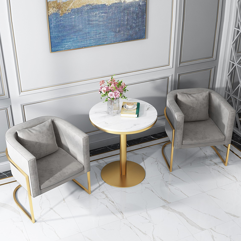 2020 Popular modern metal coffee Round Table