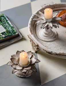 Wrought Cast Iron <strong>Lotus</strong> <strong>Candle</strong> <strong>Holder</strong>,Vintage <strong>Candle</strong> <strong>Holder</strong>,Table Top Decoration Metal <strong>Candle</strong> <strong>Holder</strong> - Product Image 6